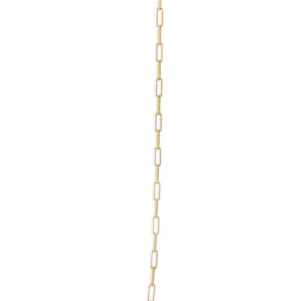 Piper Paperclip Chain 18" 14K Yellow