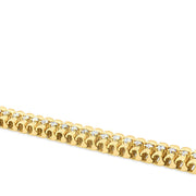 Yellow Gold Tennis Bracelet with Diamonds