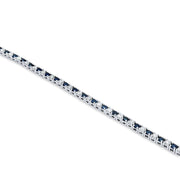 Saphire/Diamond Tennis Bracelet