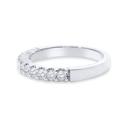 Anita Band/ 18K White Gold/ Size 5.5