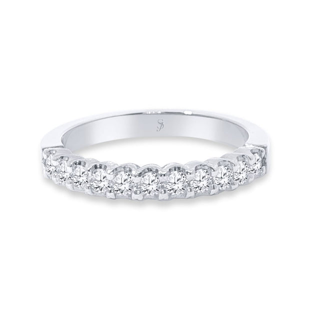 Anita Band/ 18K White Gold/ Size 5.5